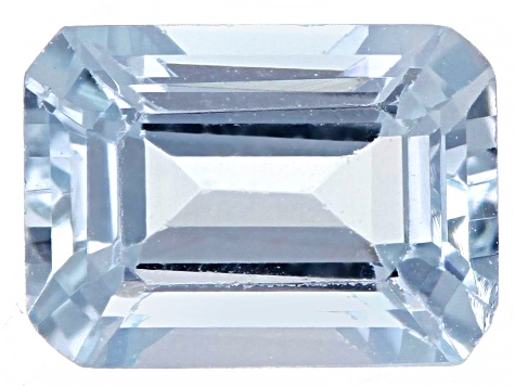 Aquamarine 7x5mm Emerald Cut 0.75ct Loose Gemstone