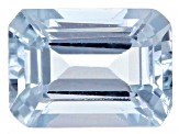 Aquamarine 7x5mm Emerald Cut 0.75ct Loose Gemstone