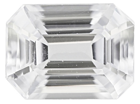 White Zircon 7x5mm Emerald Cut 1.25ct Loose Gemstone