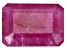 Ruby 7x5mm Emerald Cut 0.95ct Loose Gemstone