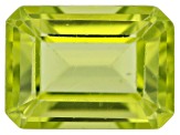 Peridot 7x5mm Emerald Cut 1.10ct Loose Gemstone