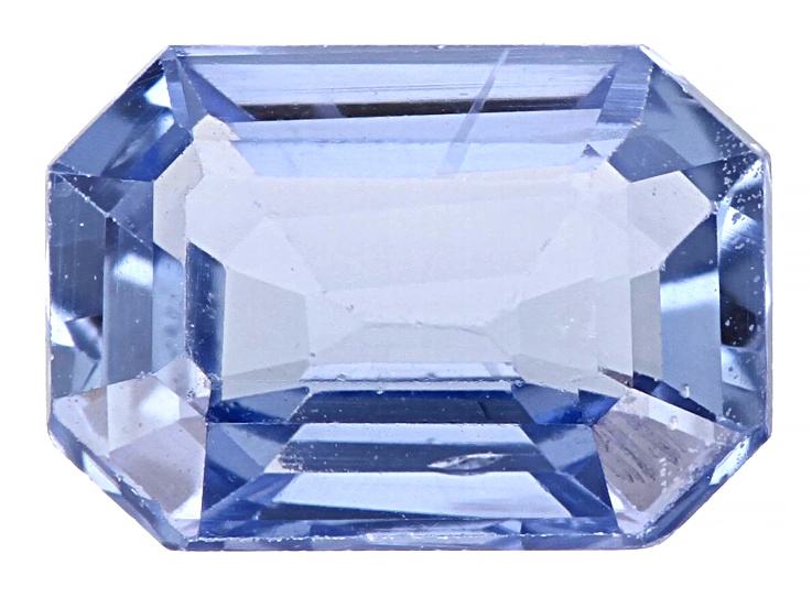 Blue Ceylon Sapphire Loose Gemstone 7x5mm Emerald Cut 1.00ct Loose Gemstone