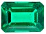 Lab Created Emerald 7x5mm Emerald Cut 0.95ct Loose Gemstone