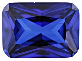 Lab Created Blue Sapphire Loose Gemstone 7x5mm Emerald Cut 1.25ct Loose Gemstone