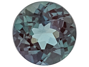 Blue Lab Created Alexandrite 4mm Round 0.25ct Loose Gemstone