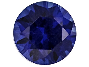 Blue Lab Created Sapphire Loose Gemstone 4mm Round 0.32ct Loose Gemstone