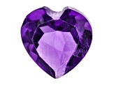 Purple Amethyst 4mm Heart 0.18ct Loose Gemstone
