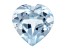 Blue Aquamarine 4mm Heart 0.17ct Loose Gemstone