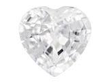White Zircon 4mm Heart 0.31ct Loose Gemstone