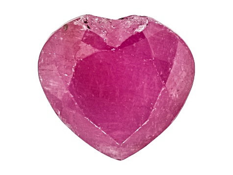 Red Ruby 4mm Heart 0.35ct Loose Gemstone