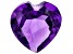 Purple Amethyst 5mm Heart 0.36ct Loose Gemstone