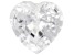White Zircon 5mm Heart 0.60ct Loose Gemstone