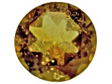 Citrine 2mm Round 0.03ct Loose Gemstone