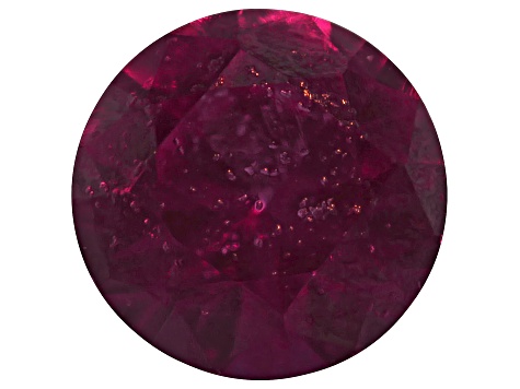 Lab Created Ruby 2mm Round 0.04ct Loose Gemstone