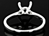 Sterling Silver 7mm Round Solitaire Ring Casting