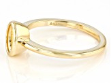 14K Yellow Gold 7x5mm Oval Solitaire Ring Casting