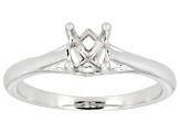 Sterling Silver 7x5mm Oval Solitaire Ring Casting