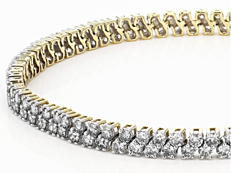 Candlelight Diamonds™ 10k Yellow Gold Tennis Bracelet 5.00ctw