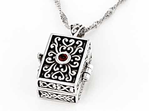 Kuchi tribal vintage prayer box necklace #160 … - Gem