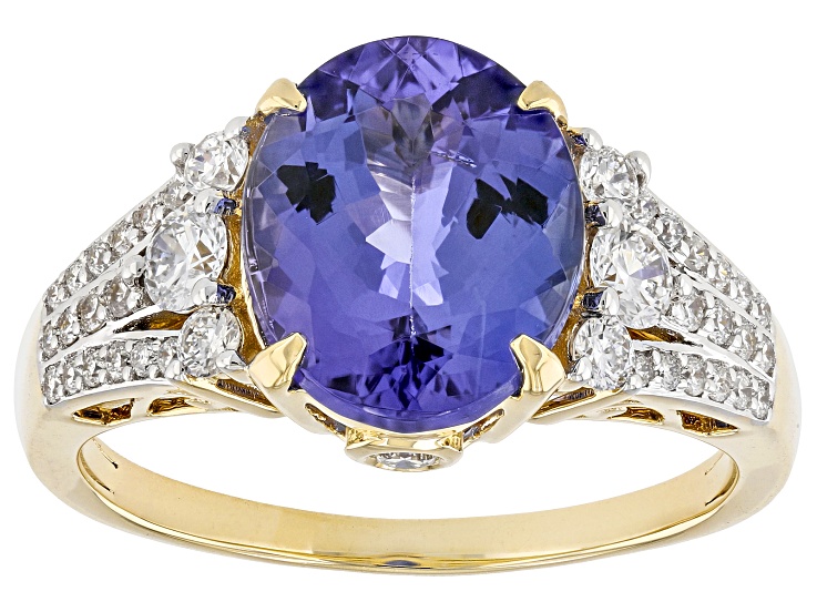 Tanzanite 14k Yellow Gold Ring 3.65ctw