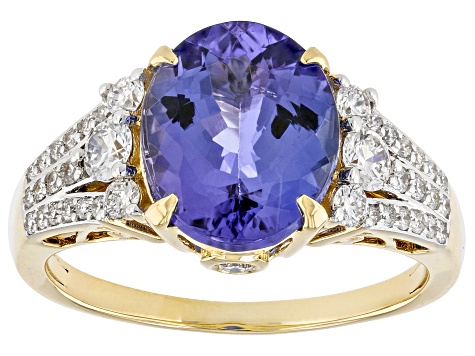Tanzanite 14k Yellow Gold Ring 3.65ctw