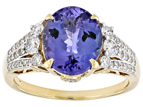 Tanzanite 14k Yellow Gold Ring 3.65ctw