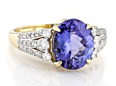 Tanzanite 14k Yellow Gold Ring 3.65ctw