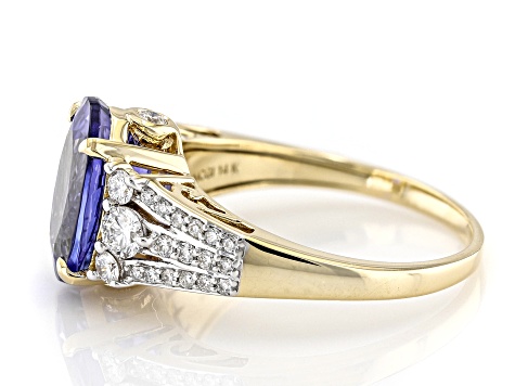 Tanzanite 14k Yellow Gold Ring 3.65ctw
