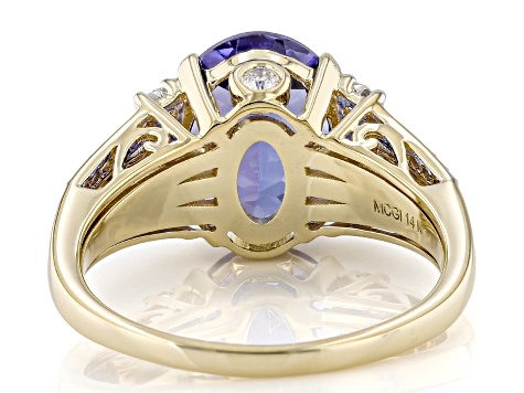 Tanzanite 14k Yellow Gold Ring 3.65ctw
