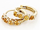 Spessartite 10k Yellow Gold Earrings 0.54ctw