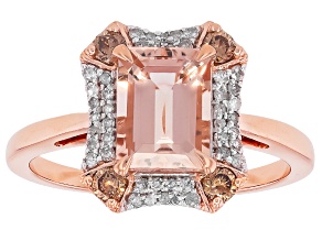 Peach Morganite 10k Rose Gold 1.59ctw