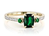 Green Tsavorite 10k Yellow Gold Ring 0.86ctw