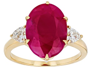 John Saul Ruby 14k Yellow Gold Ring 7.70ctw