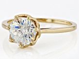 Strontium Titanate 10k Yellow Gold Solitaire Ring 2.70ct - CGD240 | JTV
