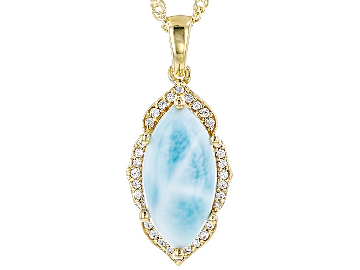 jtv larimar necklace