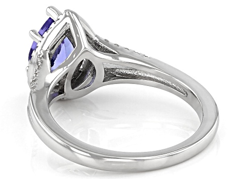 Sterling Silver and Tanzanite Ring Size on sale 8