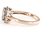 Peach Morganite 10k Rose Gold Ring 1.61ctw