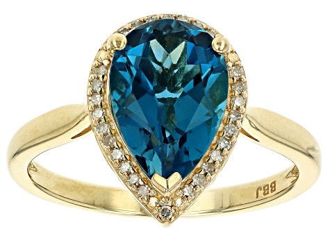 Jtv london clearance blue topaz rings