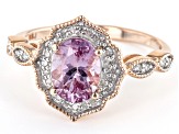 Color Shift Garnet 10k Rose Gold Ring 1.35ctw