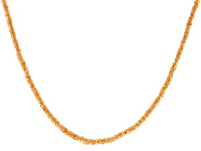 Spessartite 14k Yellow Gold Necklace