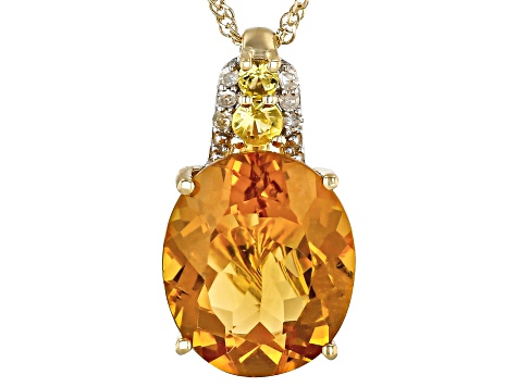 ヤルチャグンバーゴールデンサファイア750ml Yellow Beryl With Yellow Sapphire With White Diamond 10k