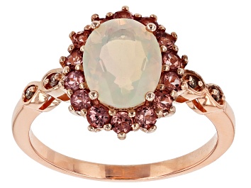 Picture of Ethiopian Opal 10k Rose Gold Ring 1.39ctw