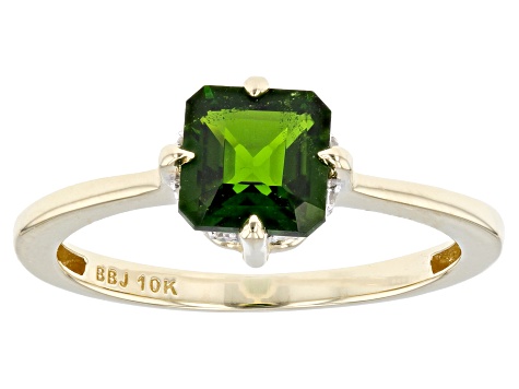 Chrome Diopside 10k Yellow Gold Ring 1.03ctw