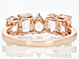 Morganite 10k Rose Gold Ring 1.62ctw