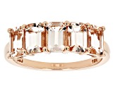 Morganite 10k Rose Gold Ring 1.91ctw