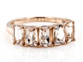 Morganite 10k Rose Gold Ring 2.04ctw