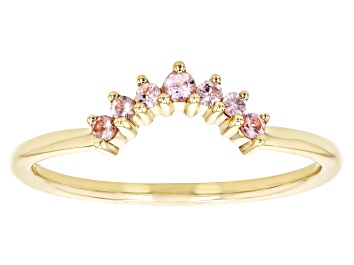 Picture of Pink Spinel 10k Yellow Gold Ring 0.14ctw