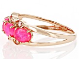 Pink Ethiopian With Pink Spinel 10k Rose Gold Ring 0.95ctw
