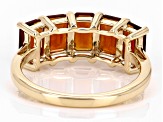 Madeira Citrine 10k Yellow Gold Ring 0.59ctw