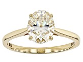 Strontium Titanate 10k Yellow Gold Ring 2.30ct